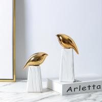ราคา โมเดิร์น Nordic Light Luxury Golden Bird เครื่องประดับเซรามิคบ้านห้องพักโรงแรม Club B & B ตกแต่งนุ่ม (29581434114)