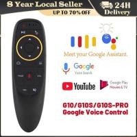 ราคา ️จัดส่งในวันเดียวกัน G10 G10S G10S-PRO รีโมทคอนโทรลเสียง 2.4G Wireless Air Mouse Gyroscope IR Learning สําหรับ Android TV Box H96 Max X96 mini X96 Max Plus PC (27821008496)