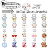 ราคา สตรอเบอร์รี่กระต่ายเชอร์รี่หมีจี้อิตาลีเสน่ห์สร้อยข้อมือพอดี9มิลลิเมตรสร้อยข้อมือสแตนเลส ทําเอง เครื่องประดับทําอุปกรณ์ย้อนยุคบุคลิกภาพโมดูลสร้อยข้อ (41265290423)