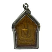 ราคา พระขุนแผน หลวงปู่ทิมวัดละหารไร่ จังหวัดระยอง หลังตะกรุด พร้อมกรอบ แถมสร้อยคอ (43754112886)