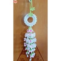 ราคา พวงมาลัยไหมพรมคล้องหน้ารถ (43217493945)