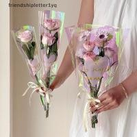 ราคา (แฟน) 30PCS Love Heart Iridescent Single Rose Sleeves DIY โปร่งใสดอกไม้ห่อกระเป๋าดอกไม้วัสดุ Paaging กันน้ํา (TH) (55956833210)