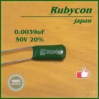 ราคา Capacitor ชนิด ไมล่า ยี้ห้อ Rubycon ค่า 0.022uf ,0.0039uf เป็น C JAPAN ของใหม่เก่าเก็บ NOS (11739695023)