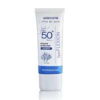 ราคา Watsons วัตสัน ฟิสิคอล ซันสกรีน เฟส เซรั่ม กันแดด เอสพีเอฟ 50+ พีเอ++++ 30มล (44855308326)