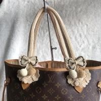 ราคา หูถักกระเป๋า LV neverfull, Coach งานเแฮด์เมด สวย แน่น (19667778385)