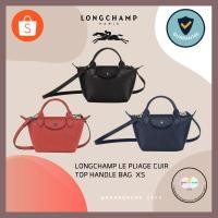 ราคา Longchamp LE PLIAGE CUIR Top handle bag XS (ป้ายคิงเพาเวอร์) (14585048288)