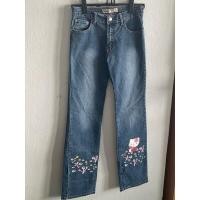 ราคา กางเกงยีนส์ปักลายคิตตี้ CAIYUTONGLE ปักลายคิตตี้ เอว27-28 สะโพก34-36 เป้า9 ยาว 41 มือสองสภาพดี (19495908166)