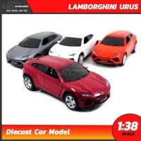 ราคา โมเดลรถเหล็ก LAMBORGHINI URUS (Scale 1:38) model รถเหล็ก แลมโบ SUV รถโมเดลจำลอง มีลานวิ่งได้ โมเดลรถสะสม Kinsmart (7061940873)