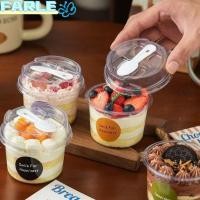 ราคา ครอบครัว ถ้วยพุดดิ้ง 50 ชิ้น, ถ้วยโยเกิร์ตใสแบบใช้แล้วทิ้ง, พร้อมฝาปิดช้อนรอบถ้วยปาร์ตี้สําหรับถือไอศกรีมเยลลี่โยเกิร์ตและมูส (53907029735)