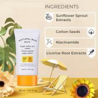 ราคา THE FACE SHOP NATURAL SUN ECO SUPER ACTIVE SUN CREAM SPF50+ PA++++ 30ml (44706267536)