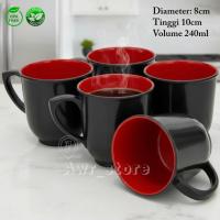 ราคา 6 ชิ้น THICK แก้วกาแฟพลาสติก ESPRESSO ถ้วยกาแฟป้องกันความร้อน (43177218968)