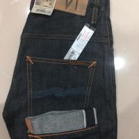 ราคา กางเกงยีนส์ Nudie ทรงThinfinn ORG. Dry heavy selvage ริมแดง ป้ายW24 L32(เอววัดจริง26) แท้100% จากร้านPronto (1571131895)