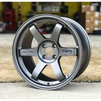 ราคา (4วง) Te37 ขอบ17 4/100 กว้าง9 ออฟ35 ล้อใหม่ (28451792401)