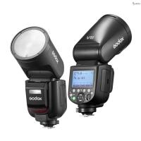 ราคา GODOX V1 PRO C 2.4G กล้องไร้สายแฟลช 1/8000s HSS 1.3s รีไซเคิลเวลา M/TTL แฟลชโหมด 10 ระดับปรับความสว่างรองรับ Type-c Powered w Nmus Flash Light (26788754159)