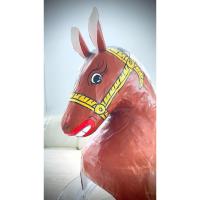 ราคา ม้าขุนศึก หัวโขนเปเปอร์มาเช่ หัวม้าสีน้ำตาล (22186649770)