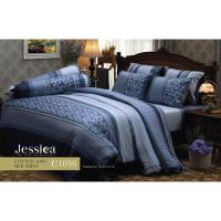 ราคา ลิขสิทธิ์แท้C1036: Jessica Cotton 100% Silk Shine ชุดเครื่องนอนเจสซิก้า ผ้าคอตตอน 100% ซิลค์ชายน์ ชุดผ้าปู 5 ฟุต , 6 ฟุ (1472924955)