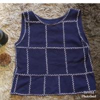 ราคา เสื้อแขนกุด ผ้าพื้นเมือง สีน้ำเงินเข้ม (สีม่อฮ่อม) (5893477061)