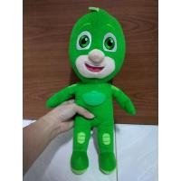 ราคา ตุ๊กตา PJ Mask สีเขียว มือสอง มีเสียง มีไฟตามคลิป ซักทำความสะอาดแล้ว (5132292254)