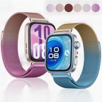 ราคา สายนาฬิกาสแตนเลสสําหรับ For Huawei Watch Fit 4 สาย Magnetic สาย Huawei Watch fit 4 pro Strap Metal Huawei Watch fit 3 สาย Huawei Fit4 / Huawei Fit3 / Huawei Fit 4 pro / Huawei Fit 4 สาย Magnetic สายนา