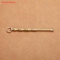 ราคา [Thevatipoem] ใหม่สไตล์ทองแดงไม้ไผ่พวงกุญแจจี้ทองเหลืองวินเทจโลหะ Mutilfunction หู Pis ช้อนพวงกุญแจจี้ HOT (45204852596)