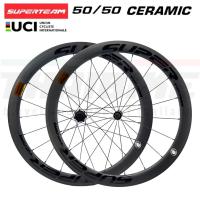 ราคา ล้อจักรยานเสือหมอบคาร์บอนเซรามิค Superteam curve power (ceramic) ริมเบรค ดิสเบรค (3124328063)