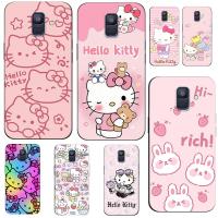 ราคา เคส สีดํา Samsung Galaxy A6 2018 เคสคิตตี้ เคสคิตตี้ iPhone เคส Kitty ซิลิโคน Tpu น่ารัก กวนๆ เรียบๆ เคสซิลิโคน @10003 (29380866029)