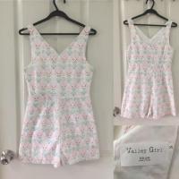 ราคา จั๊มสูทขาสั้น งานป้าย Valley Girl (677480762)