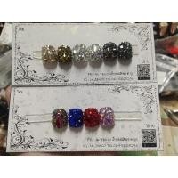 ราคา เล็บปลอมสีเจลติดเพชรทั้งเล็บหลากสี(แบบมีเพชรหลากทรง) (17546730684)