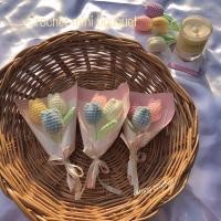 ราคา flower bouquet ช่อดอกไม้จิ๋ว ช่อดอกไม้ไหมพรม ดอกทิวลิป ช่อดอกไม้ ของขวัญ ปัจฉิม (23274074772)