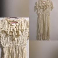 ราคา เดรสยาววินเทจ สีเหลืองพาสเทล (22058591811)
