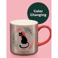 ราคา แก้วเซรามิค เปลี่ยนสีได้ Starbucks Holly Cat Mug ขนาด 10 ออนซ์ (4670369671)