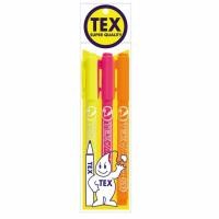 ราคา TEX 069 ปากกาไฮไลท์หัวพู่กัน แพ็ค 3 ด้าม (มีให้เลือก 7 สี) (4931734891)