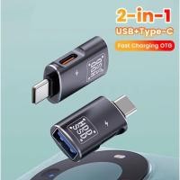 ราคา Twitch 2 in 1 Type-C ถึง USB OTG Adapter สําหรับ Xiaomi Redmi PD Fast Charging Data Transfer Converter ภายนอก USB แฟลชไดรฟ์เมาส์ OTG (29323662535)