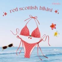 ราคา Red Scottish Bikini (บิกินี่สก็อตแดง เชอร์รี่) (29952824817)