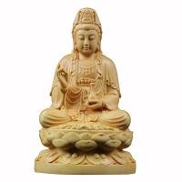 ราคา ไม้แกะสลัก Thuja เครื่องประดับเจ้าแม่กวนอิมไม้แกะสลักไม้เนื้อแข็งของประดับตกแต่งบ้านตกแต่งโต๊ะรถงานฝีมือ Wenwan (29373239701)