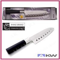 ราคา Rhino Brand มีดเชฟทำครัว มีดหั่นผัก ผลไม้ Rhino Brand Premium ขนาดใบ 7 นิ้ว (12079736486)
