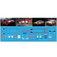ราคา ดีคอลน้ำ Mitsubishi Evolution Ralli art EVO7 wrc monte carlo ‘93 1:64 Decal water slide (12935092373)