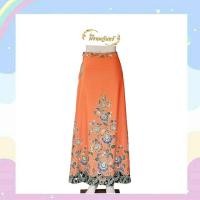 ราคา กระโปรงผ้าปาเต๊ะทรงเอ เอวมีขอบ ติดซิปด้านซ้าย บริการตัดตามไซส์ของลูกค้า รอบเอว สะโพก ความยาว (4629017851)