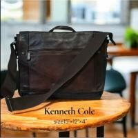 ราคา กระเป๋าสะพายหนังแท้Kenneth Cole NewYork (40372838717)