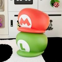 ราคา PreOrder Super Mario Luigi mini stool เก้าอี้มินิ มาริโอ้ ลูอิจิ โมเดลหมวกมาริโอ้ Mario hatshaped mini chair 84049 (26578431501)