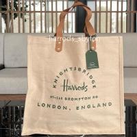 ราคา Harrods * พร้อมส่ง * กระเป๋าผ้ากระสอบ ลายใหม่2025 ของแท้ 100% จากอังกฤษ (40775801629)