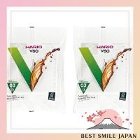 ราคา HARIO V60 Paper Filter 03W for 1-6 Cups, 200 Sheets, White VCF-03-100W (28034066939)