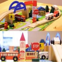 ราคา Babytime รถไฟไม้ รางรถไฟ ชุดต่องรางรถไฟไม้ ของเล่นไม้เสริมพัฒนาการ ชุดต่อรางรถไฟ 40 ชิ้น พร้อมส่ง (7109988624)