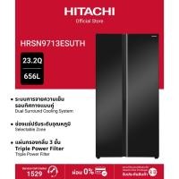 ราคา Hitachi ฮิตาชิ ตู้เย็น 2 ประตู Side By Side 23.2 คิว 656 ลิตร H10 รุ่น HRSN9713ESUTH สีมิดไนท์ ไชน์ (43761464907)