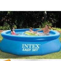 ราคา อีซี่เซ็ต 8 ฟุต สระว่ายน้ำเด็กเป่าลม intex สระว่ายน้ำ Easy set pool ขนาด 244 m x 76 cm (3734988567)