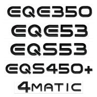 ราคา สีดําเงินตัวอักษรสําหรับ Mercedes Benz ใหม่พลังงาน EQA260 EQB300 EQC350 EQS450+ EQE350 EQE53 EQS53 4MATIC ป้ายสัญลักษณ์ (47905315121)