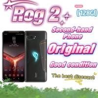ราคา Asus ROG 2 128GB โทรศัพท์สําหรับเล่นเกม Global ROM สมาร์ทโฟน 4G Dual Sim โทรศัพท์มือถือมือสองใหม่ 95% (44954114836)