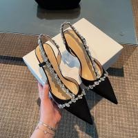 ราคา รองเท้าส้นสูง หัวแหลม ประดับพลอยเทียม มีสายรัดข้อเท้า สุดเซ็กซี่ (15391962476)
