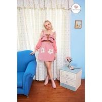 ราคา เดรสงานป้ายสีชมพูMaria (13108373330)