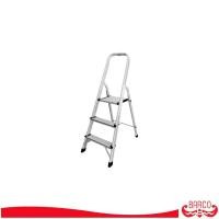 ราคา BARCO บันไดอลูมิเนียมมีราวจับ รุ่น 3 ขั้น 0.65 เมตร (28467889995)